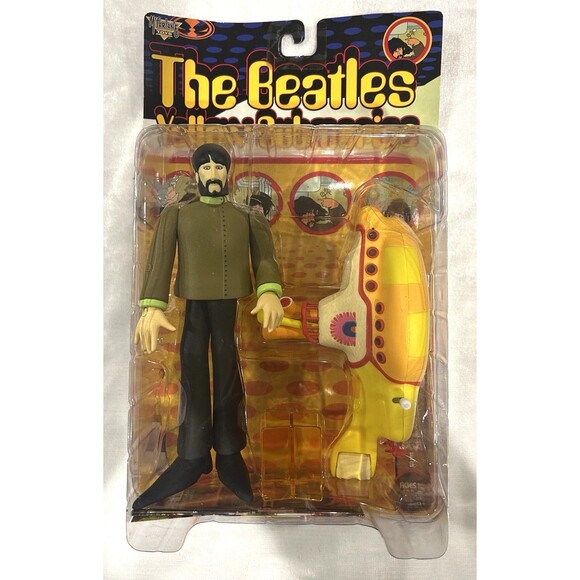 The Beatles Yellow Submarine Set of 7 McFarlane Figures NEW Sealed - Picture 3 of 11